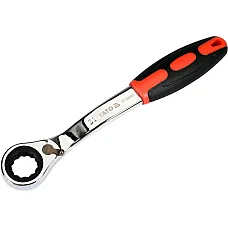 Ключ накидний з тріскачкою Yato вигнутий 21мм (YT-02383)