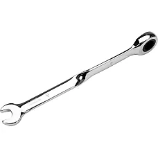 Ключ рожково-накидной с трещоткой Yato крученый 9x160мм (YT-01871)