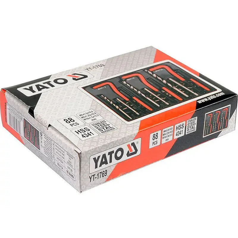 Набір інструментів та деталей для ремонту різьблення Yato (YT-1769) фото