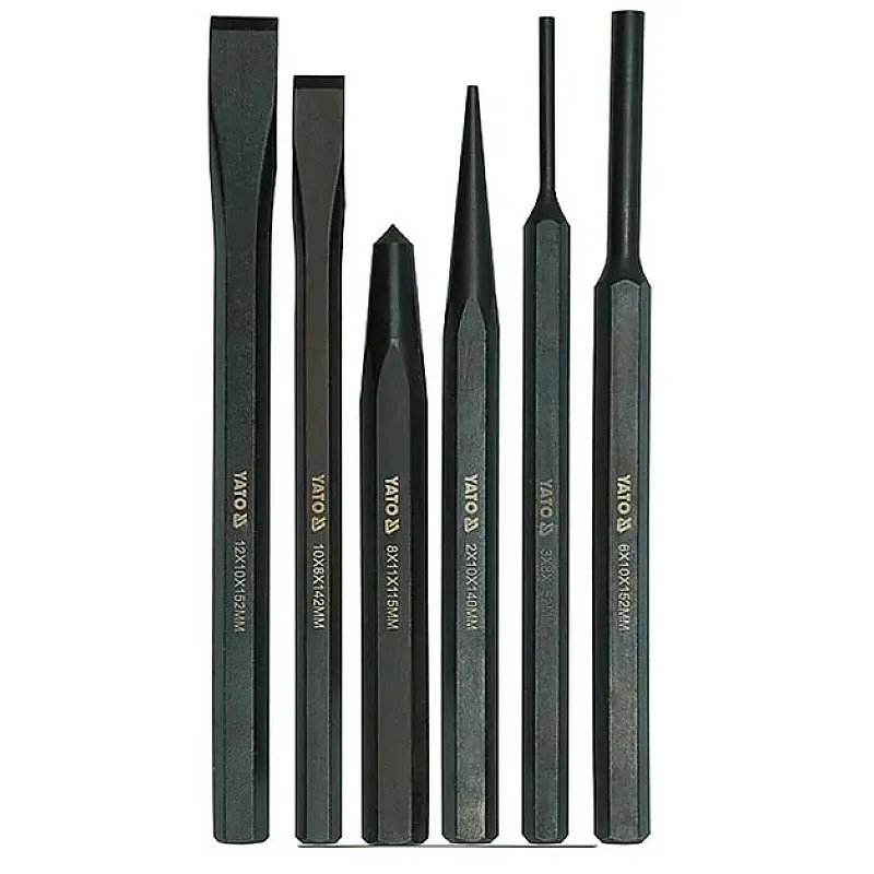 Набір зубил, пробійників та керн YATO YT-4712 фото