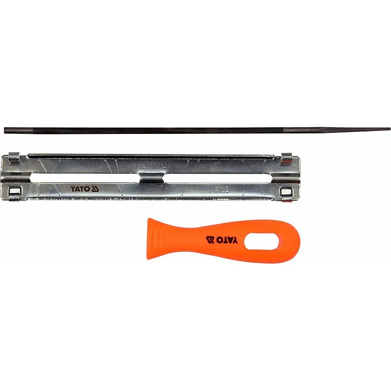 Напрямна з напилком для заточування ланок та ланцюгів Yato 4х250 мм (YT-85030) фото