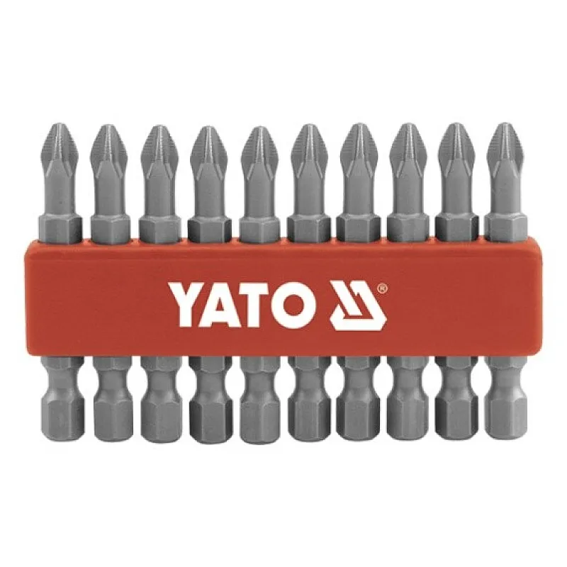 Насадки отверточные Yato Philips PН2x50 мм 1/4 (YT-0478) 10 шт фото