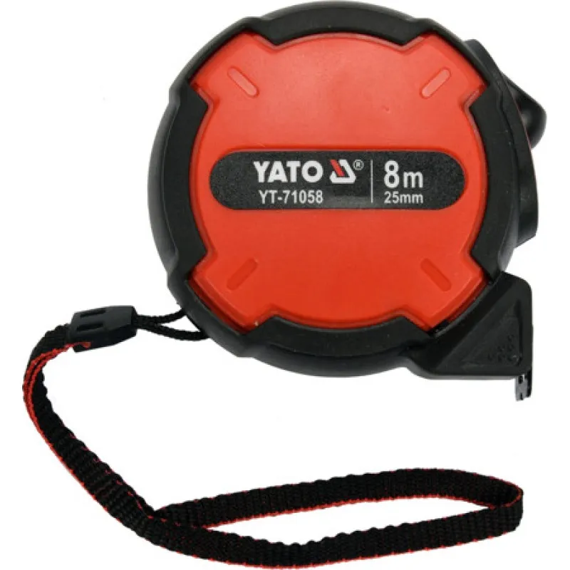 Рулетка Yato з покриттям нейлоновим 8 м x 25 мм (YT-71058) фото