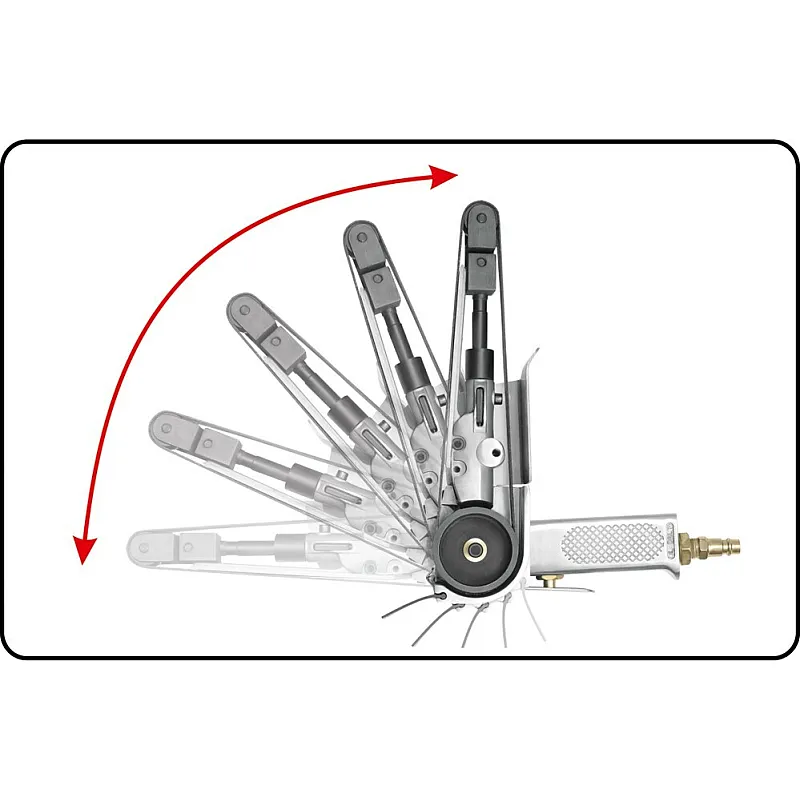Шліфмашина пневматична стрічкова Yato YT-09742 фото