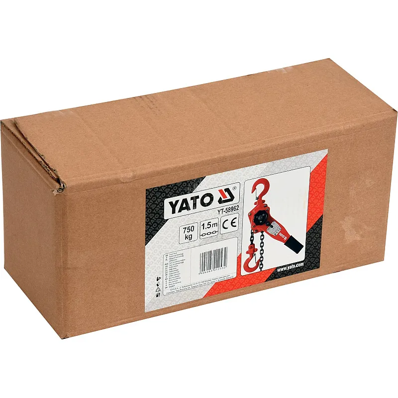 Таль ланцюговий Yato YT-58962 фото