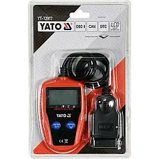 Тестер диагностический Yato OBD2 автомобиля с LCD-дисплеем (YT-72977)