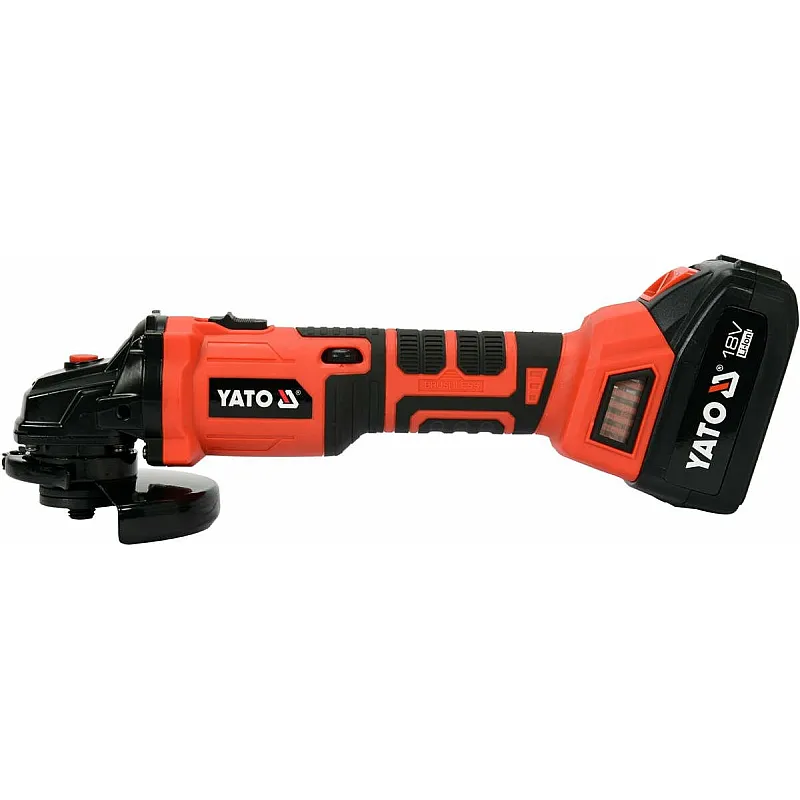 Кутова шліфувальна машина безщіткова Yato YT-82829 фото