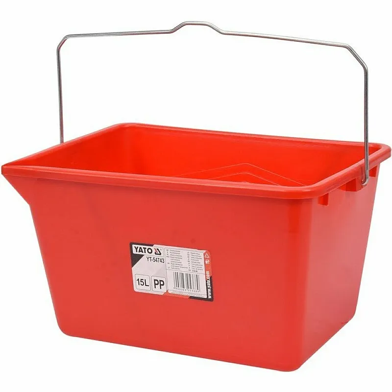 Відро для малярських робіт Yato 15 л, пластикове (YT-54743) фото