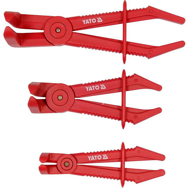 Зажимы для шлангов и патрубков Yato 3 шт. (YT-08403) фото