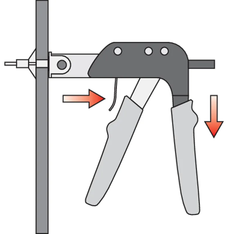 Заклепочник дюбелів молі VOREL (4320) фото