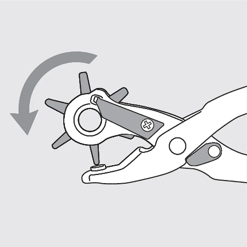 Діркопробивач ручний VOREL (43600) фото