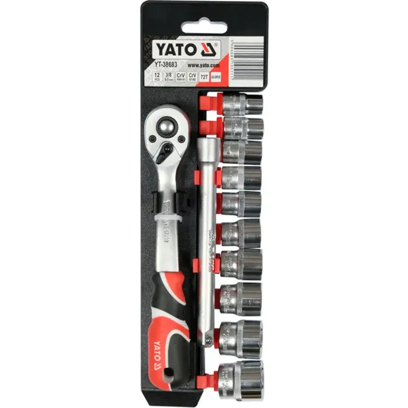 Набір торцевих головок YATO (YT-38683) фото