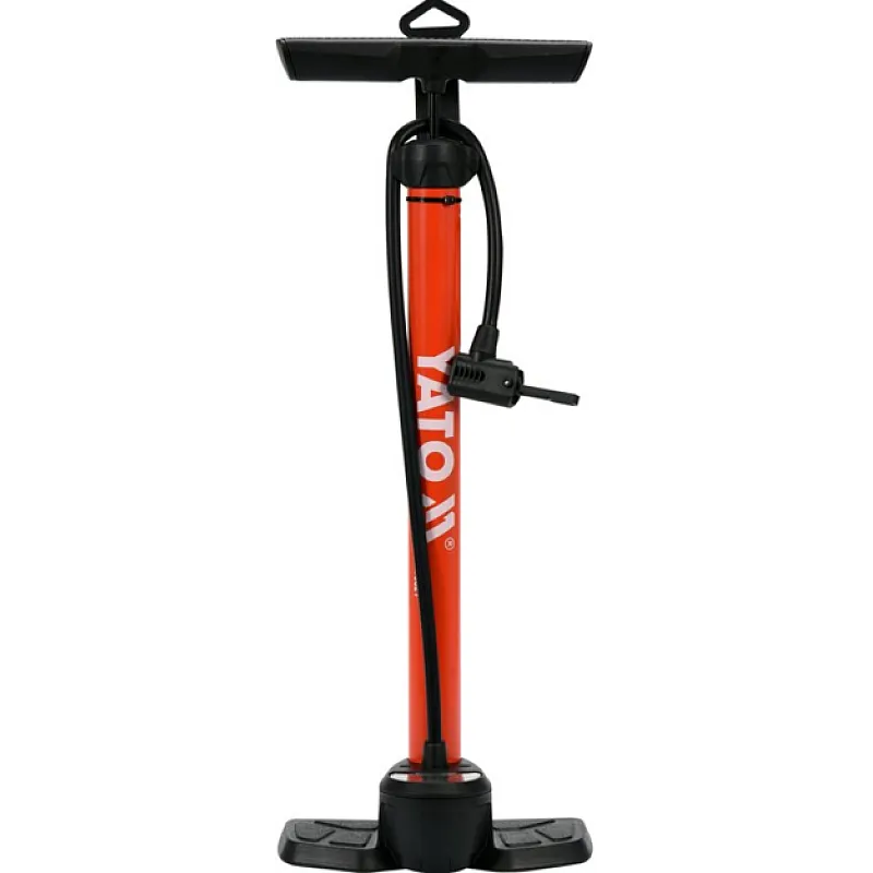 Ручний насос з манометром Yato YT-73521 фото